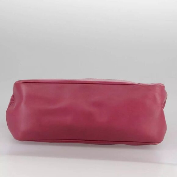 BURBERRY Blue Label Hand Bag Leather Pink Gold - Picture 9 of 15